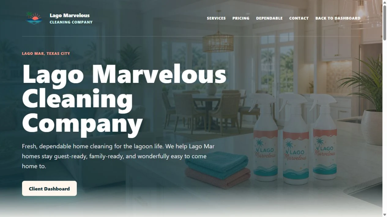 Lago Marvelous website