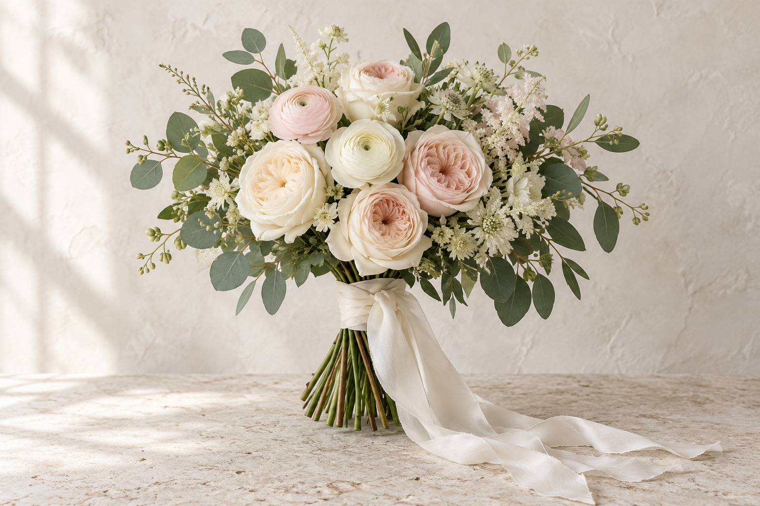 Ivory & Blush Bridal Bouquet