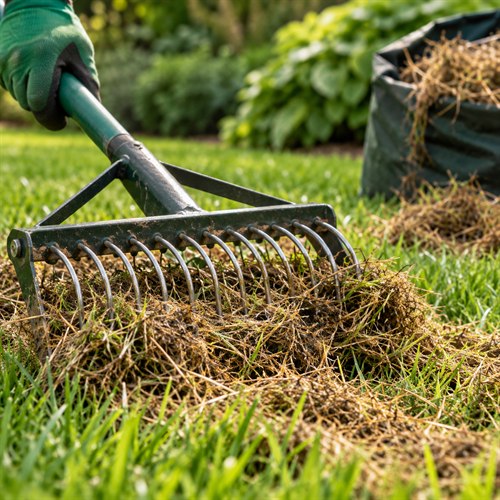 Lawn Dethatching