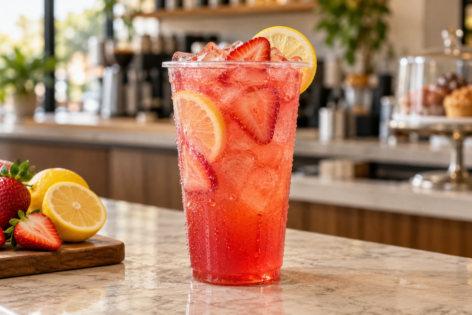 Strawberry Lemon Refresher (20 oz)