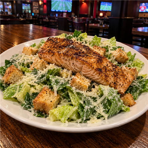 Salmon Caesar Salad