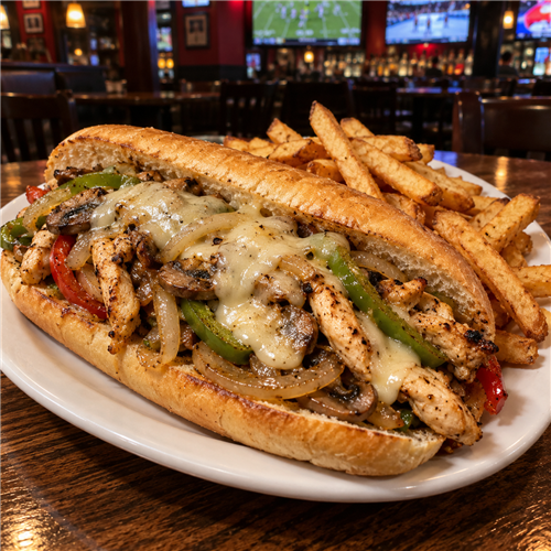 Chicken Philly Cheese Steak