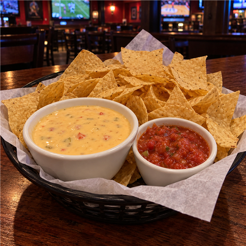 Chips & Queso & Salsa