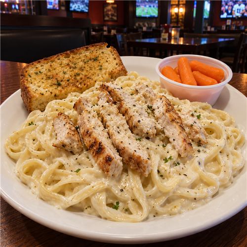 Kids Chicken or Shrimp Alfredo