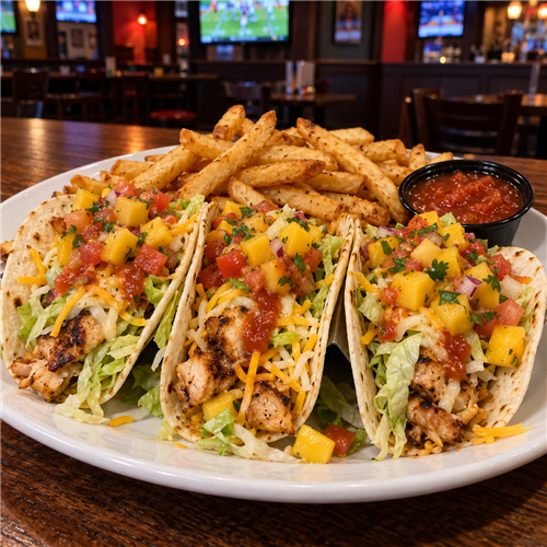 Grilled Chicken & Mango Tacos