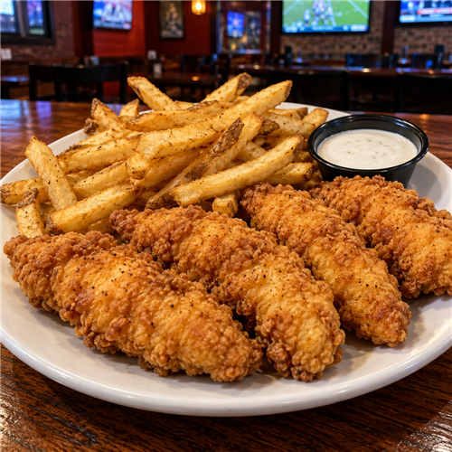 Chicken Tenders (4) with Fries