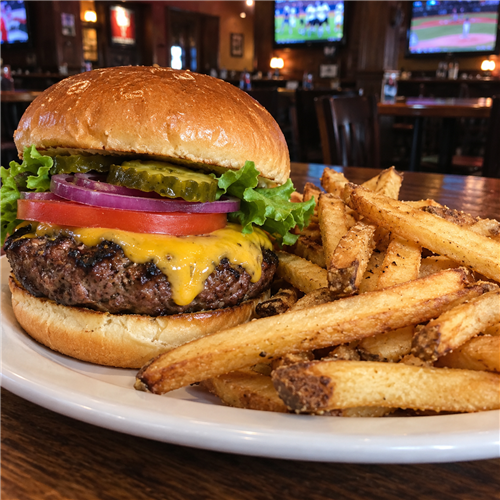 Lunch Half Pounder Burger
