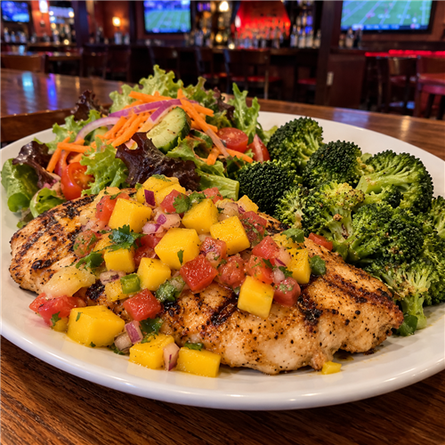 Grilled Chicken & Mango Pico