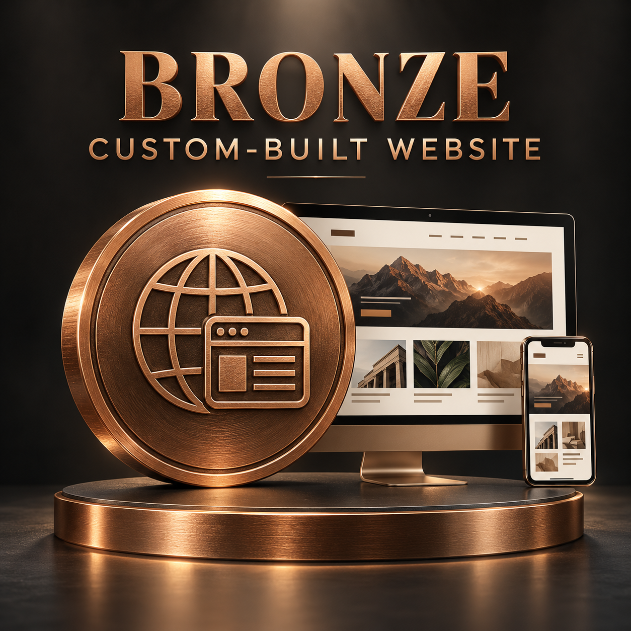 Bronze Custom-Built Website