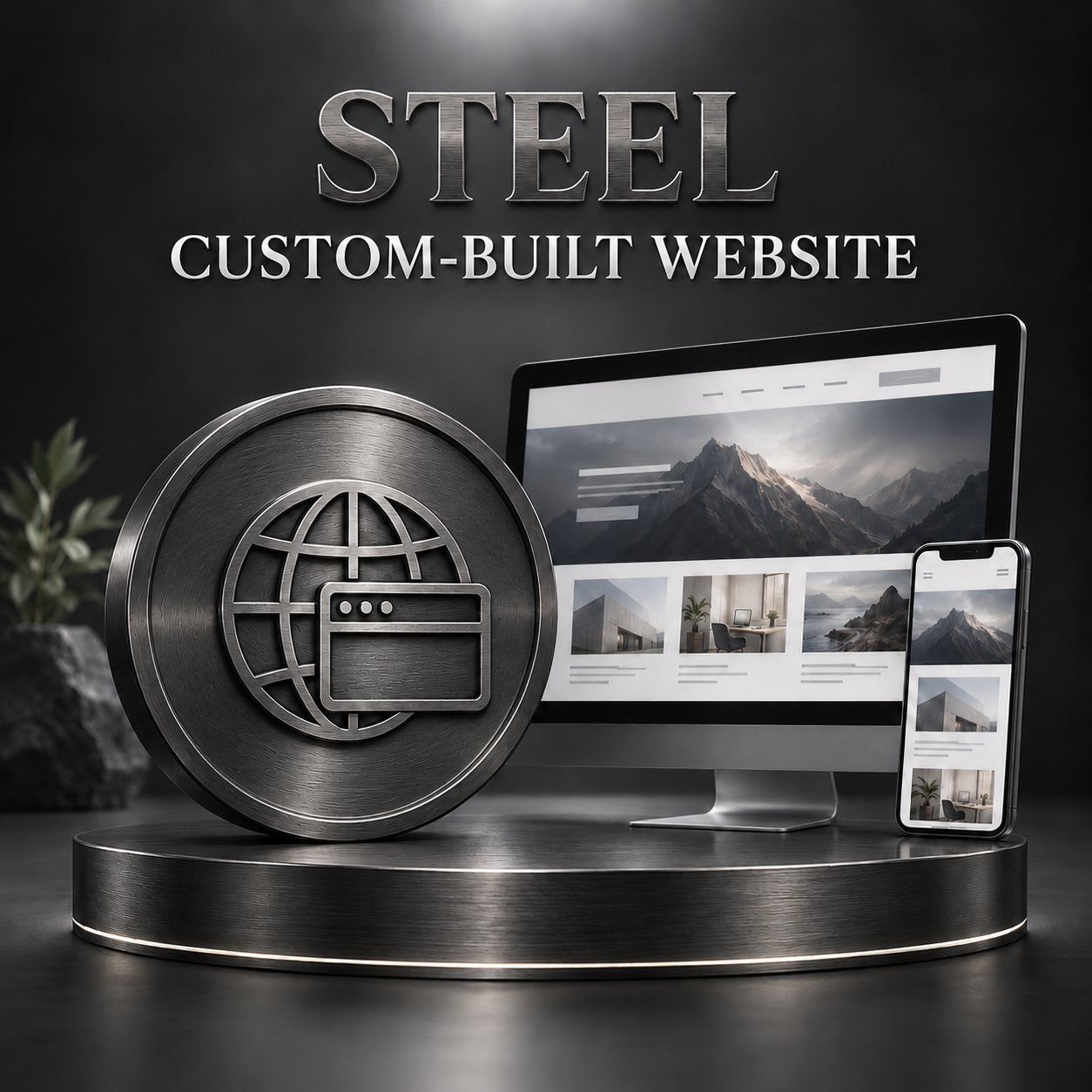 Steel Custom-Built Website