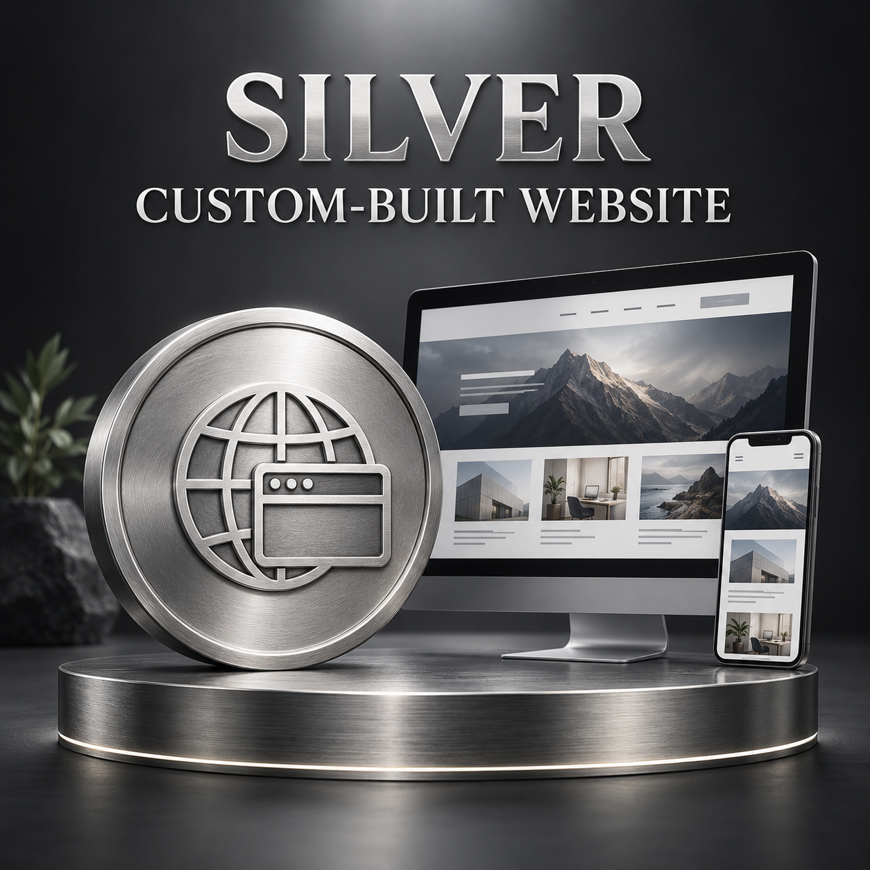 Silver Custom-Built Website