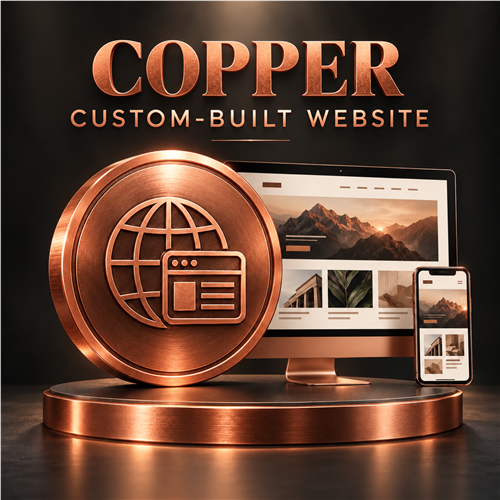 Copper Custom-Built Website