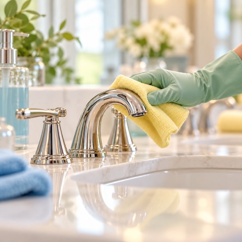 Primary Bathroom Cleaning