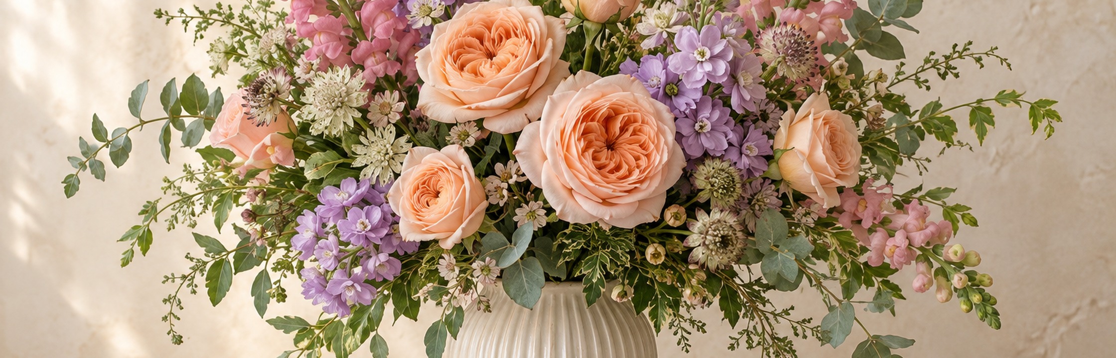 Seasonal floral design — illustrative floral photography