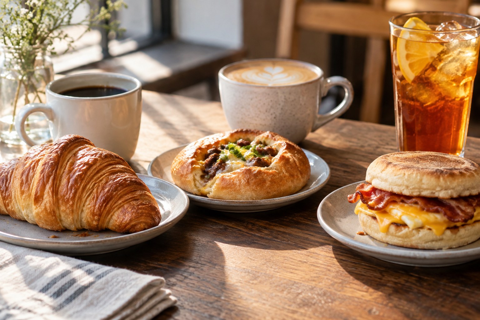 Pair Breakfast With The Right Drink — illustrative café photography