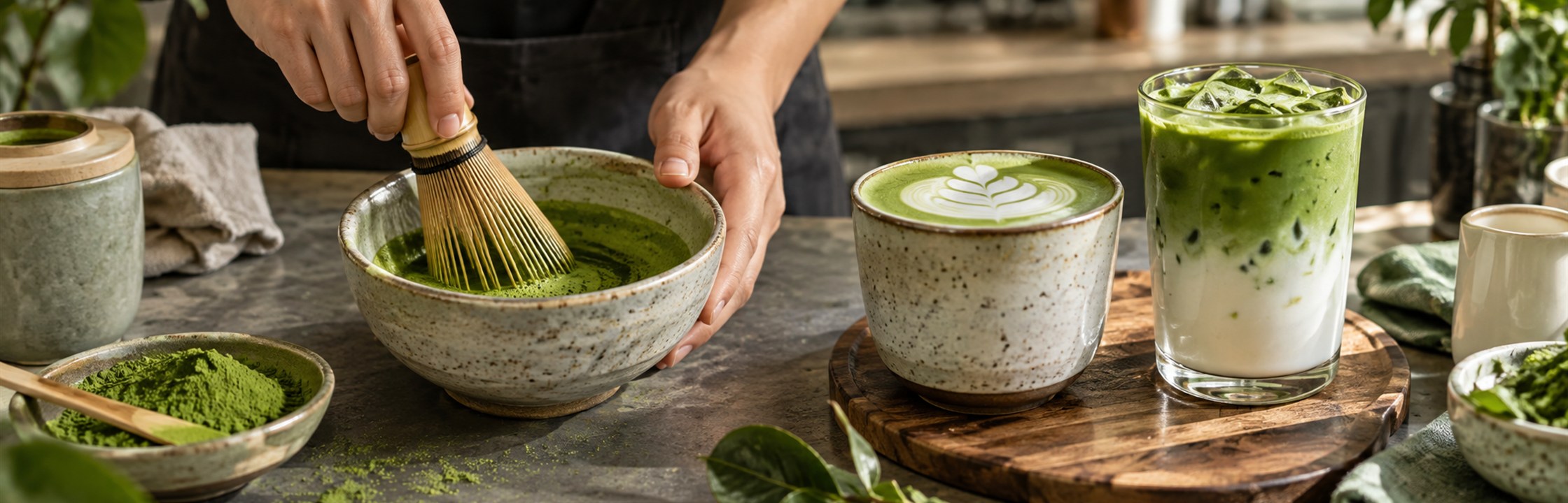 Understanding The Character Of Matcha — illustrative café photography
