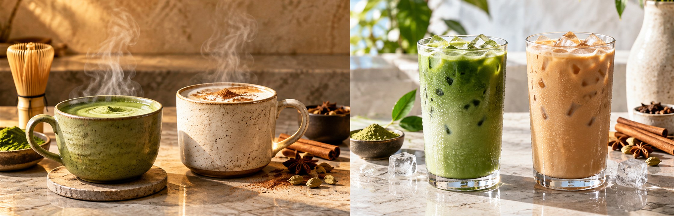 Hot Or Iced Changes The Experience — illustrative café photography