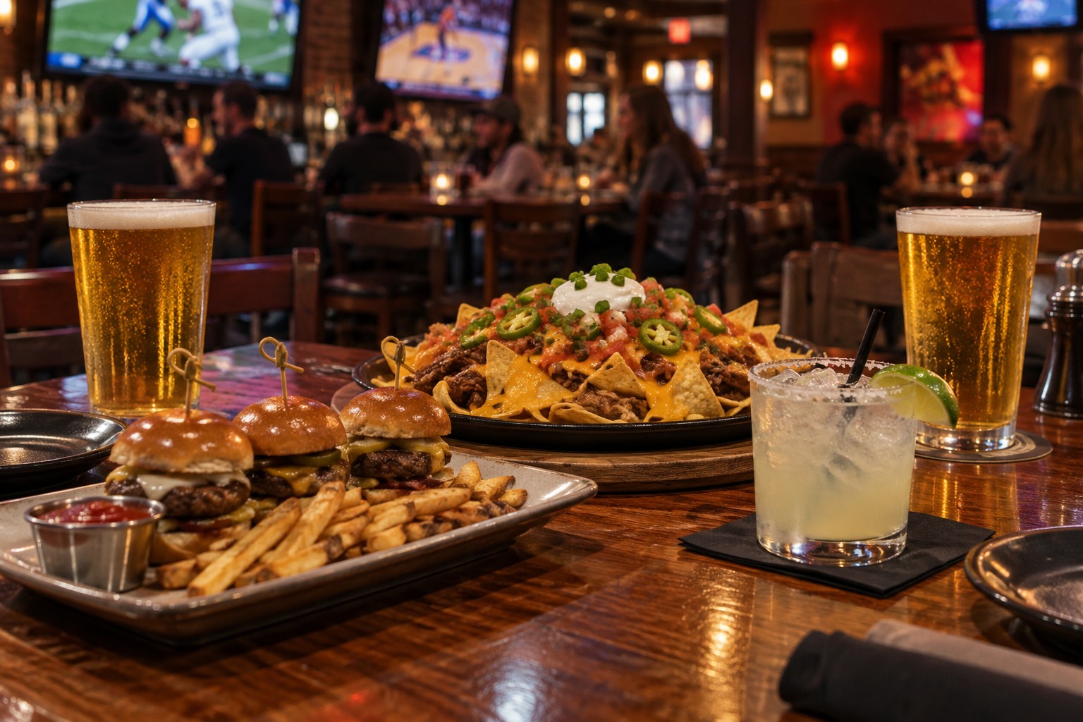 Happy Hour In Texas City — Hoppe's sports-bar photography