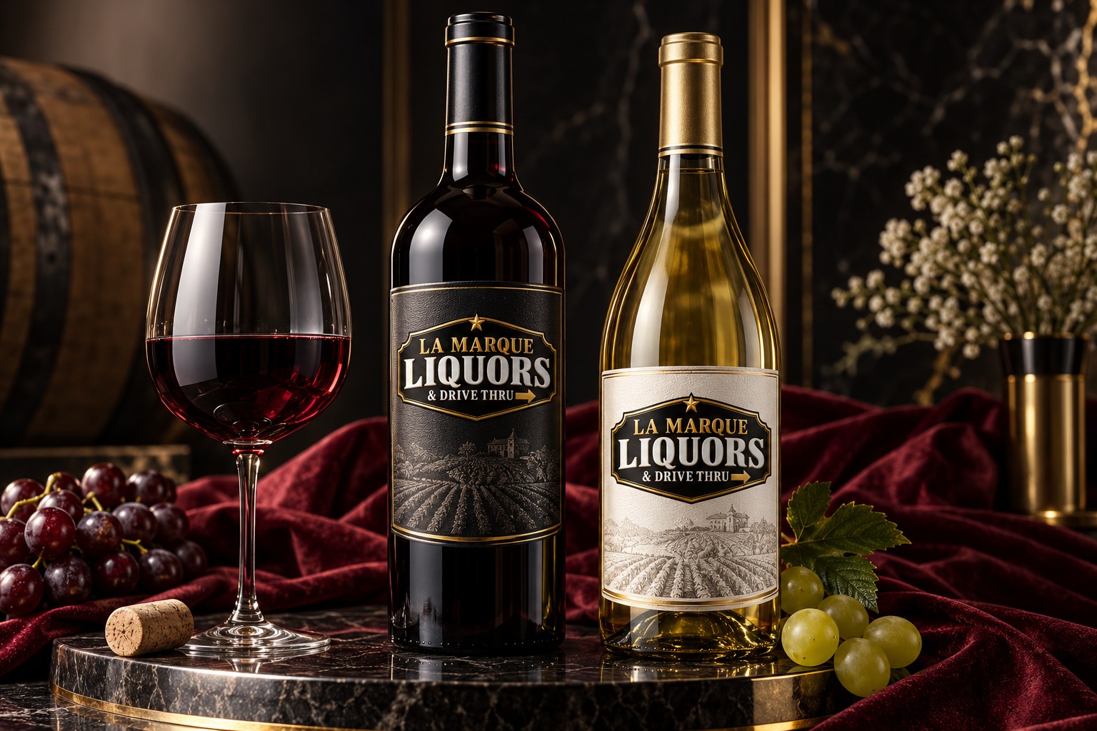 Wine — illustrative branded artwork