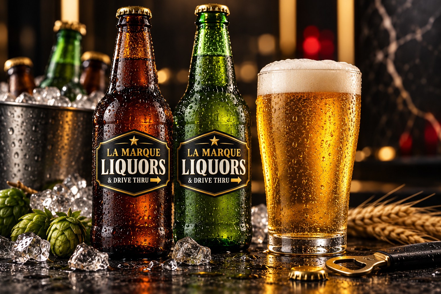 Beer — illustrative branded artwork